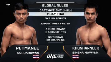 เพชรมณี ส.จารุวรรณ vs ขุนหาญเล็ก สิงห์มาวิน | ONE ลุมพินี | 24 ก.พ. 66 | Ch7HD