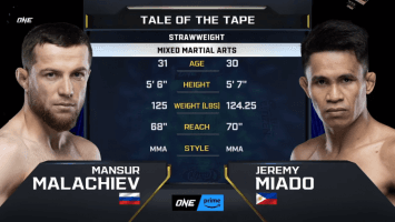 มานซัวร์ มาลาชิเอฟ VS เจเรมี มิเอโด | ONE FIGHT NIGHT 11 | 10 มิ.ย. 66 | CH7HD