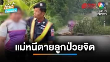 ลูกป่วยจิตเมาคลั่ง คว้ามีดไล่ฟันแม่ ก่อนตัดต้นไม้ปิดถนน | เช้านี้ที่หมอชิต 