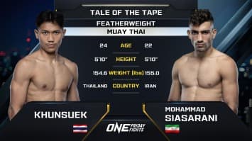 ขุนศึก ซุปเปอร์บอนเทรนนิงแคมป์ vs โมฮัมหมัด เซียซารานี | ONE ลุมพินี 89 | 29 พ.ย. 2567 | Ch7HD