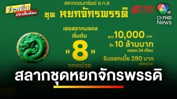 ต้อนรับตรุษจีน ! สลากออมทรัพย์ ธ.ก.ส. ชุดหยกจักรพรรดิ | ข่าวเย็นประเด็นร้อน