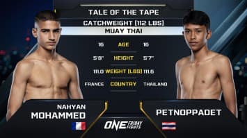 นาห์ยัน โมฮัมเหม็ด vs เพชรนพเดช นพเดชมวยไทย | ONE ลุมพินี 96 | 7 ก.พ. 2568 | Ch7HD