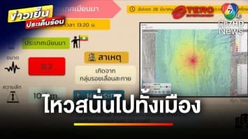 “กรมอุตุนิยมวิทยา” ประกาศ ! แผ่นดินไหว 8.2 ศูนย์กลางเมียนมา | ข่าวเย็นประเด็นร้อน