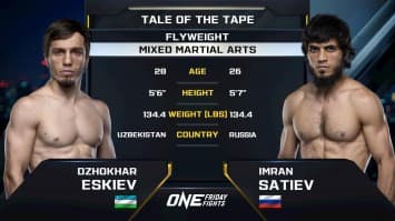 ดาโจฮาร์ เอสคิเอฟ vs อิมราน ซาติเอฟ | ONE ลุมพินี 111 | 6 มิ.ย. 2568 | Ch7HD