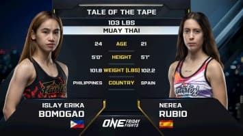 อิสไลย์ เอริกา โบโมกาว vs เนเรีย รูบิโอ | ONE ลุมพินี 111 | 6 มิ.ย. 2568 | Ch7HD