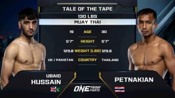 อูเบด ฮัสเซน vs เพชรนาเคียน ศ.นาเคียน | ONE ลุมพินี 115 | 4 ก.ค. 2568 | Ch7HD