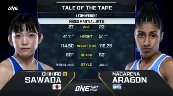 ชิฮิโร ซาวาดะ vs มาคาเรนา อารากอน | ONE FIGHT NIGHT 33 | CH7HD | 12 ก.ค.2568