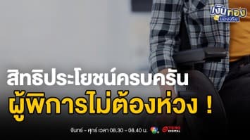 ระบบสวัสดิการผู้พิการไทย ครอบคลุมตั้งแต่เบี้ยรายเดือนถึงเงินทุนประกอบอาชีพ | เงินทองของจริง