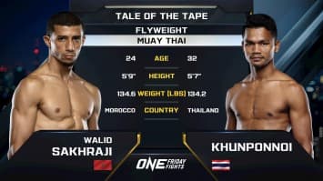 วาลิด ซัคคราจี vs ขุนพลน้อย ส.สมหมาย | ONE ลุมพินี 119 | 8 ส.ค. 2568 | Ch7HD