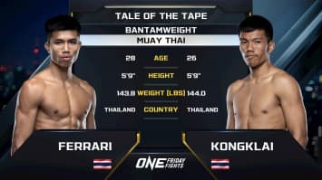 เฟอร์รารี แฟร์เท็กซ์ vs ก้องไกล ส.สมหมาย | ONE ลุมพินี 122 | 29 ส.ค. 2568 | Ch7HD